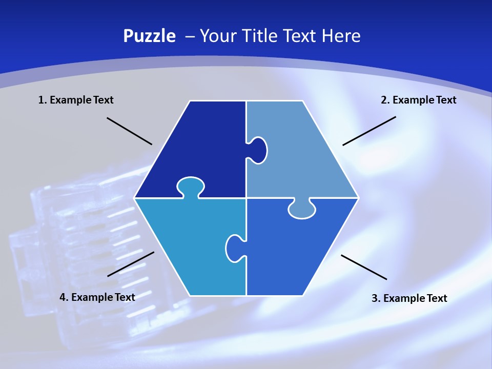 Net Cable PowerPoint Template