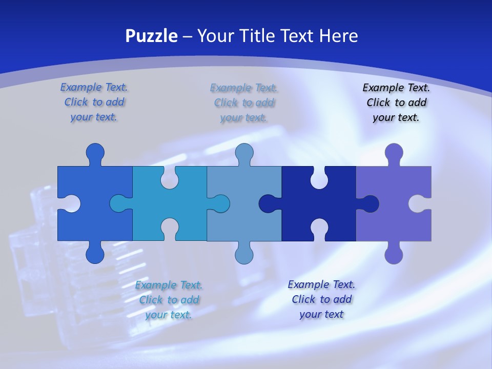 Net Cable PowerPoint Template