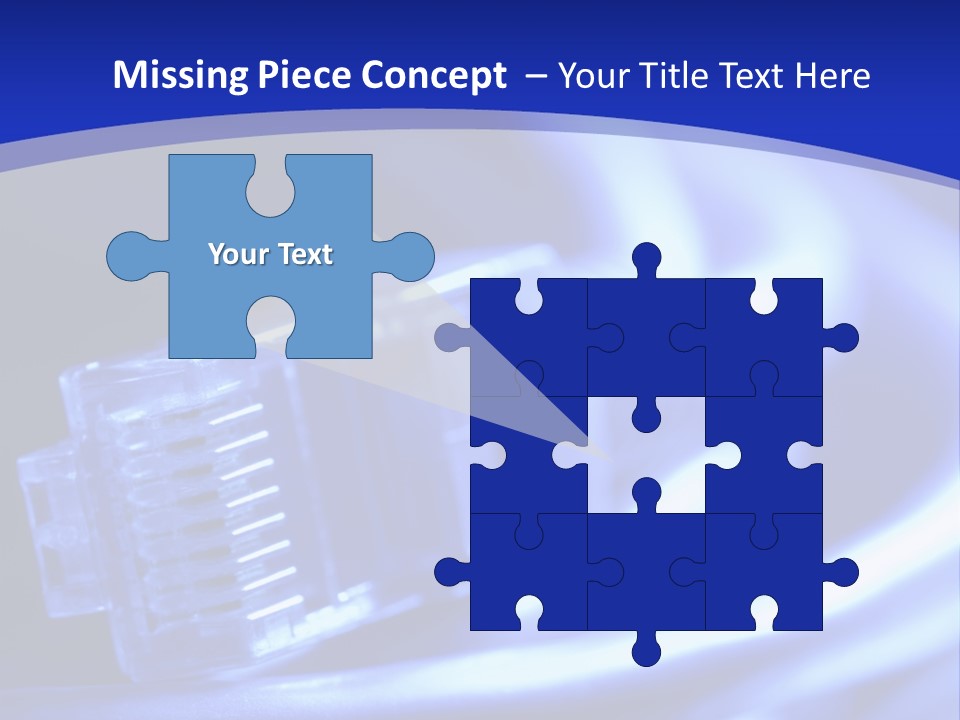 Net Cable PowerPoint Template