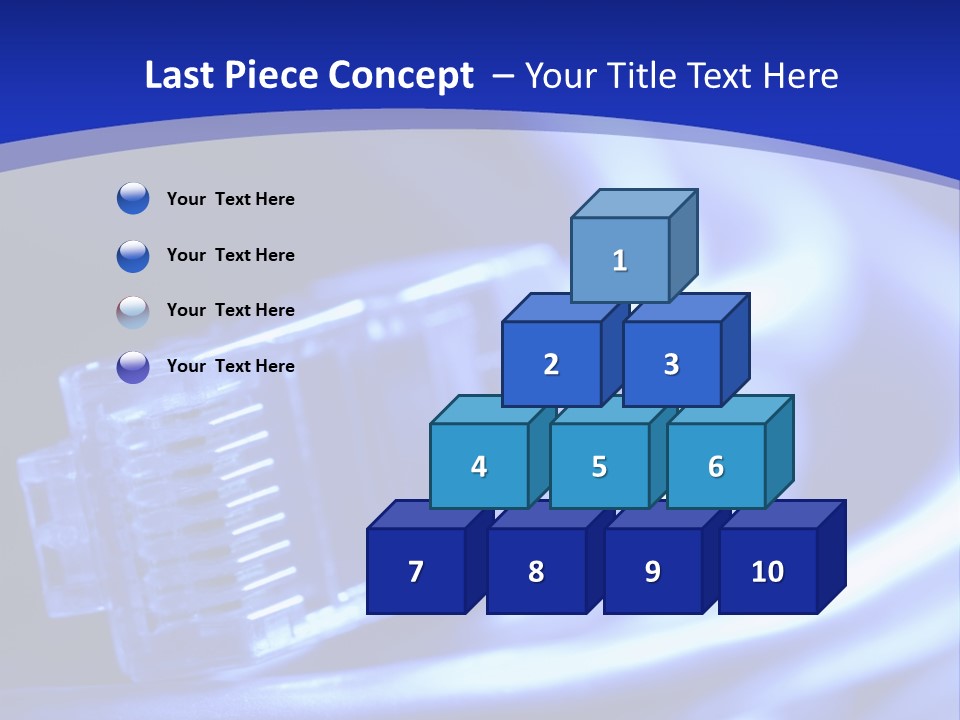 Net Cable PowerPoint Template
