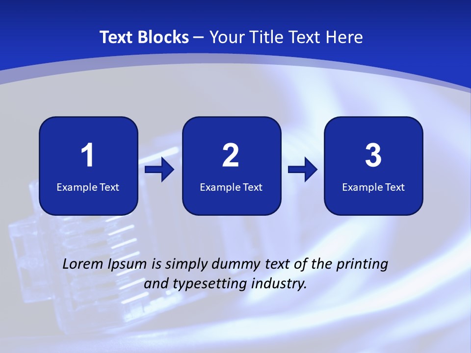Net Cable PowerPoint Template