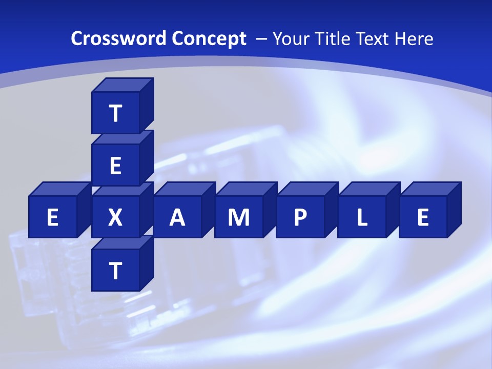 Net Cable PowerPoint Template