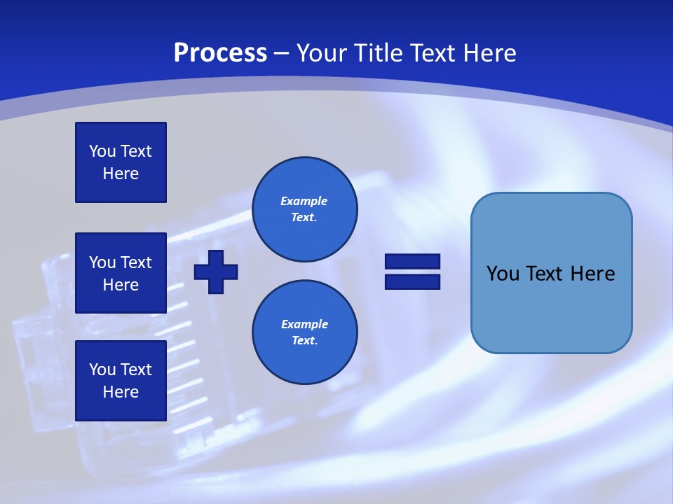 Net Cable PowerPoint Template