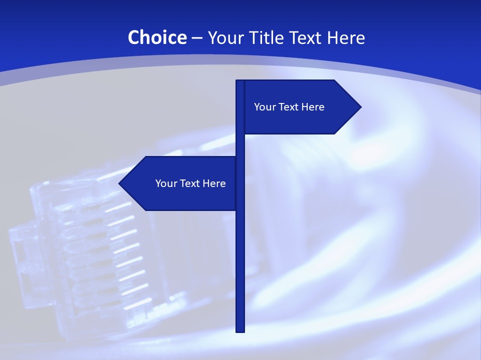 Net Cable PowerPoint Template