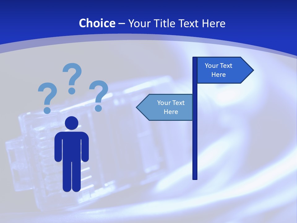 Net Cable PowerPoint Template