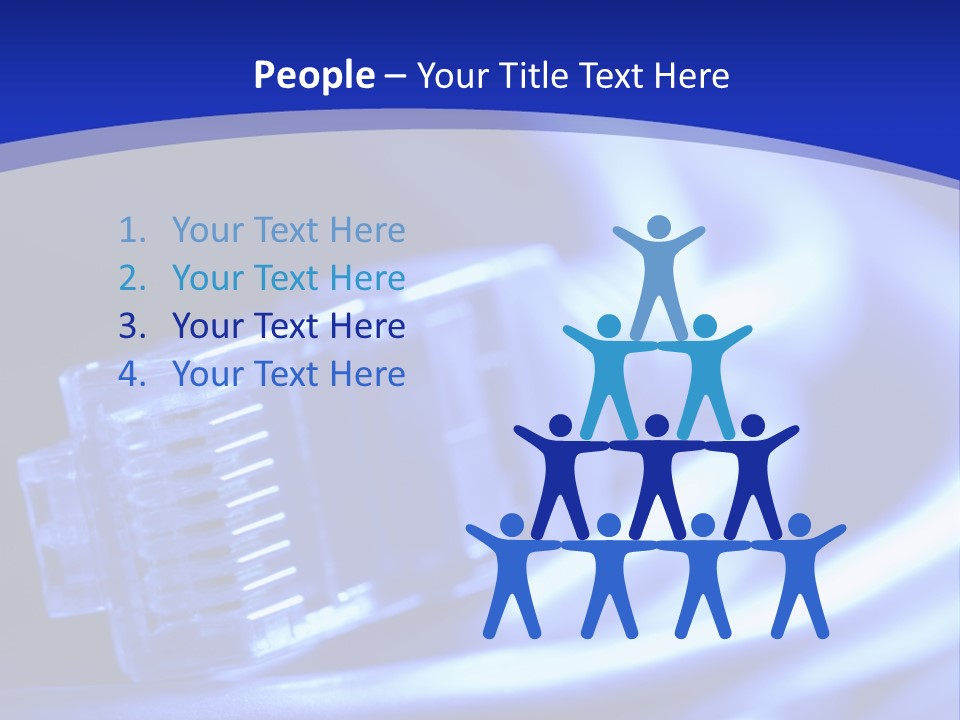 Net Cable PowerPoint Template