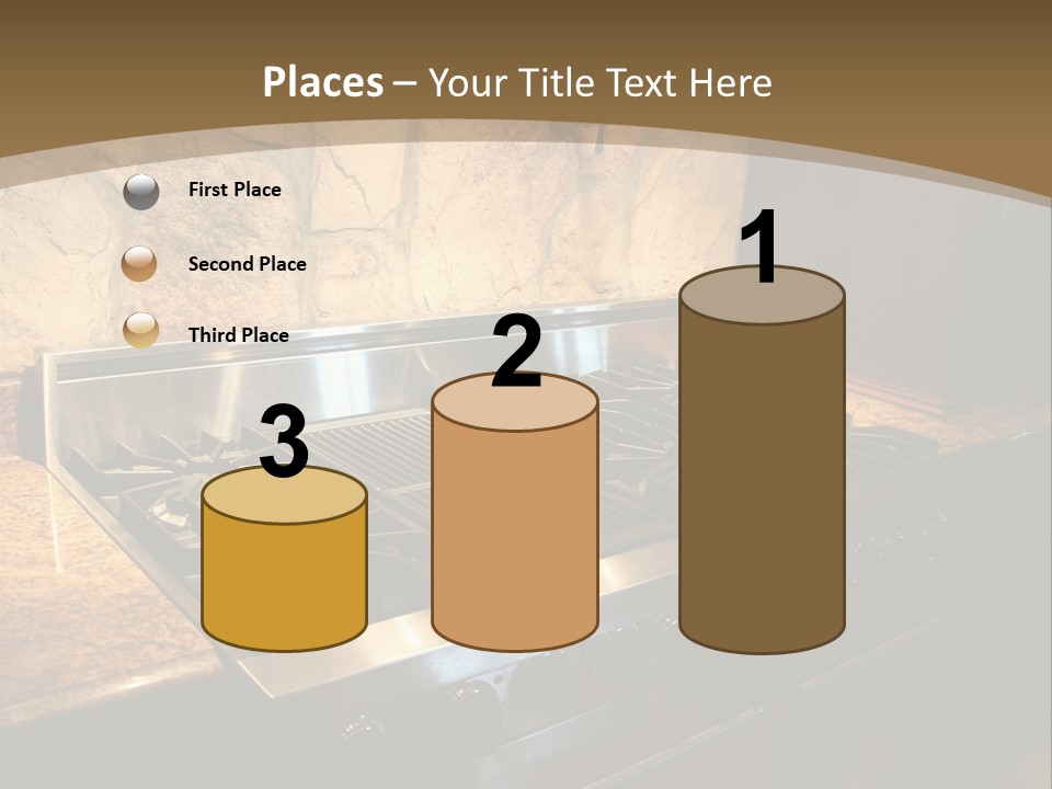 Image Of A Million Dollar Modern Middle Tennessee Home. Gas Stainless Steel Oven And Stove. PowerPoint Template