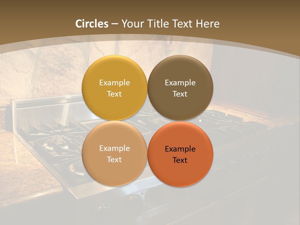 Image Of A Million Dollar Modern Middle Tennessee Home. Gas Stainless Steel Oven And Stove. PowerPoint Template