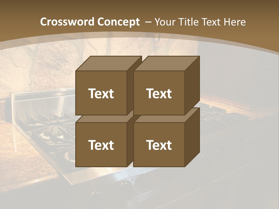 Image Of A Million Dollar Modern Middle Tennessee Home. Gas Stainless Steel Oven And Stove. PowerPoint Template