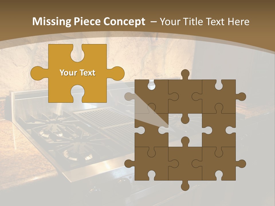 Image Of A Million Dollar Modern Middle Tennessee Home. Gas Stainless Steel Oven And Stove. PowerPoint Template