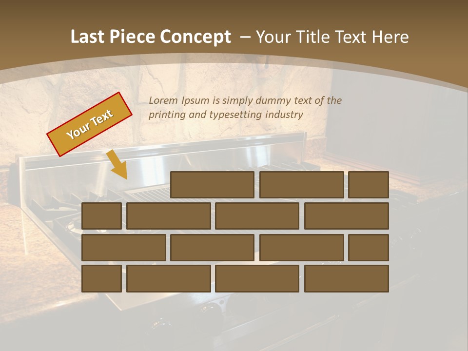 Image Of A Million Dollar Modern Middle Tennessee Home. Gas Stainless Steel Oven And Stove. PowerPoint Template