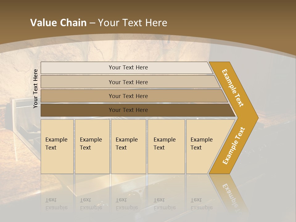 Image Of A Million Dollar Modern Middle Tennessee Home. Gas Stainless Steel Oven And Stove. PowerPoint Template