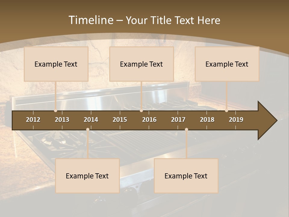 Image Of A Million Dollar Modern Middle Tennessee Home. Gas Stainless Steel Oven And Stove. PowerPoint Template