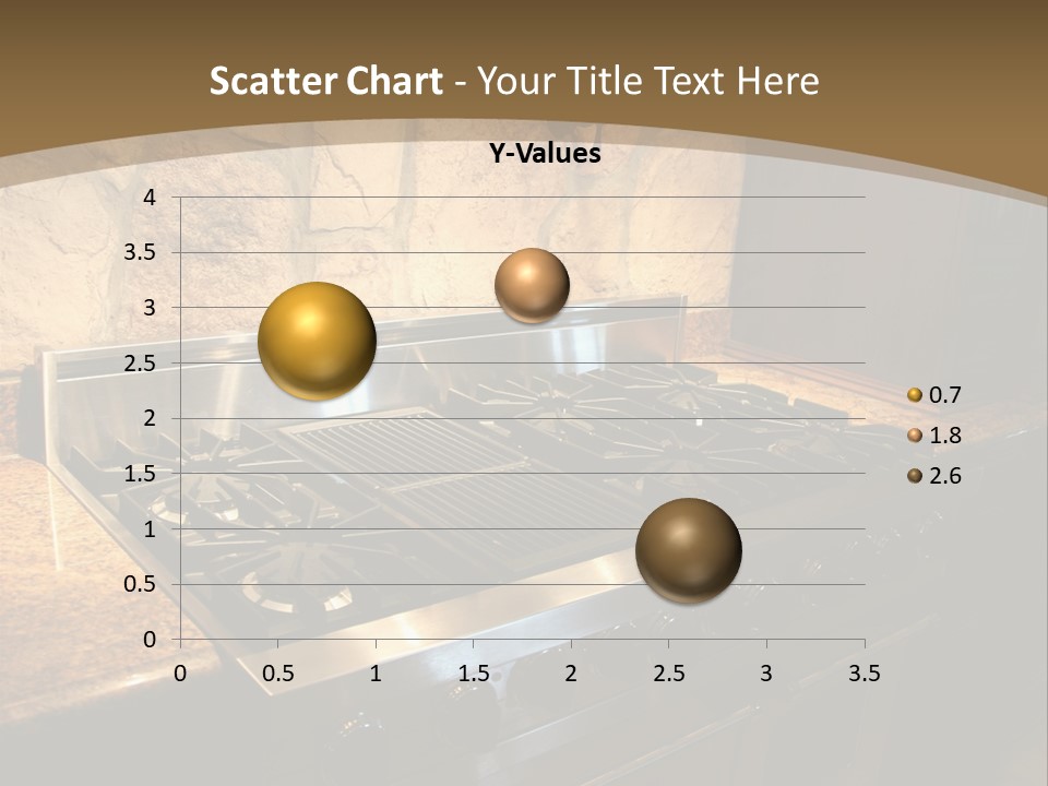 Image Of A Million Dollar Modern Middle Tennessee Home. Gas Stainless Steel Oven And Stove. PowerPoint Template