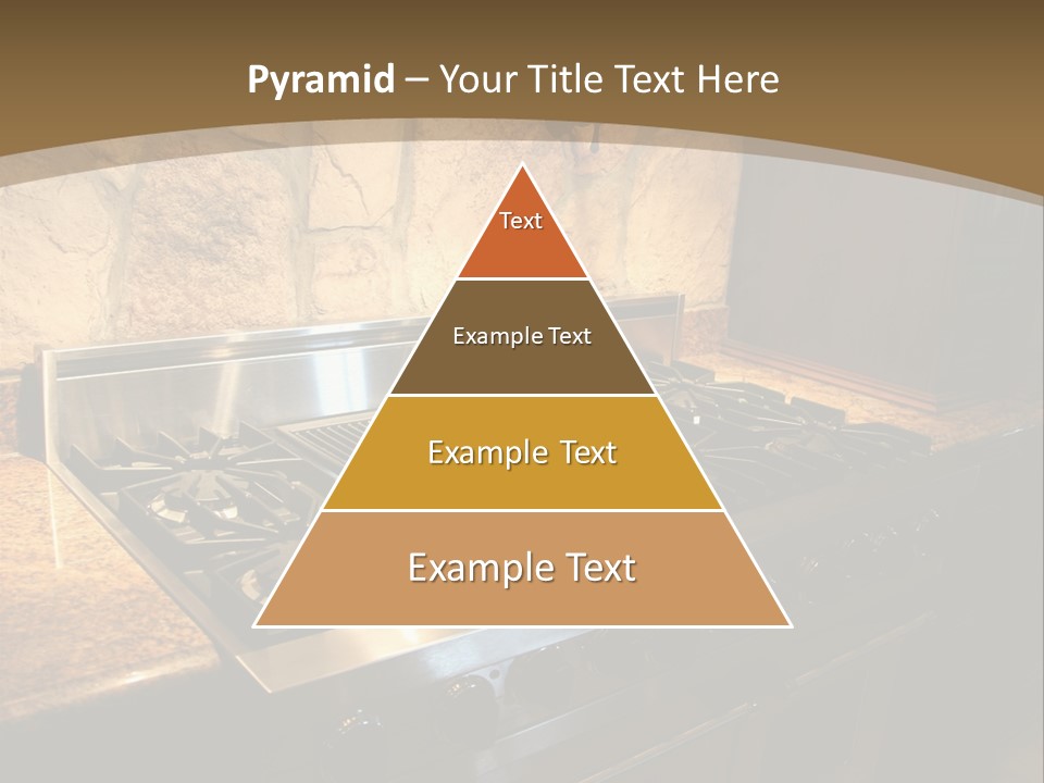 Image Of A Million Dollar Modern Middle Tennessee Home. Gas Stainless Steel Oven And Stove. PowerPoint Template