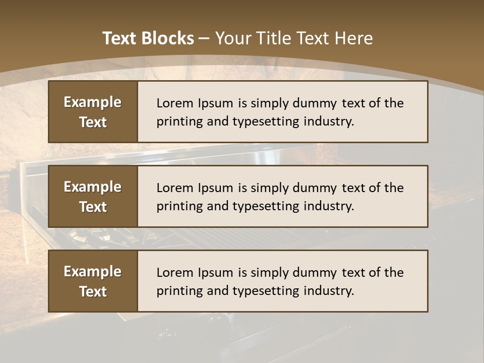 Image Of A Million Dollar Modern Middle Tennessee Home. Gas Stainless Steel Oven And Stove. PowerPoint Template