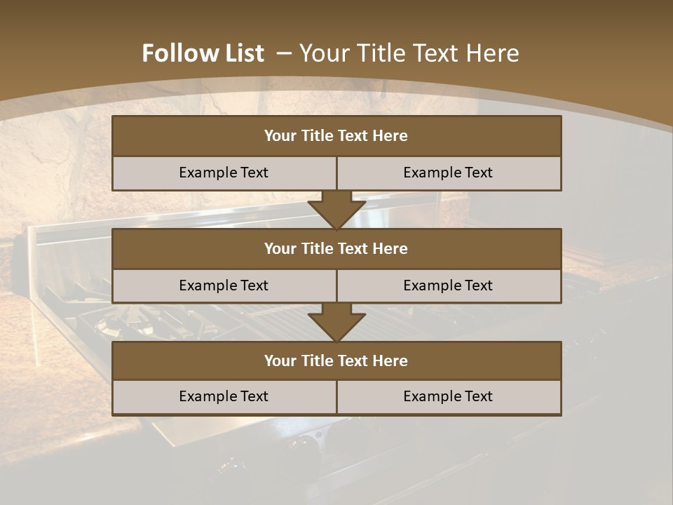 Image Of A Million Dollar Modern Middle Tennessee Home. Gas Stainless Steel Oven And Stove. PowerPoint Template