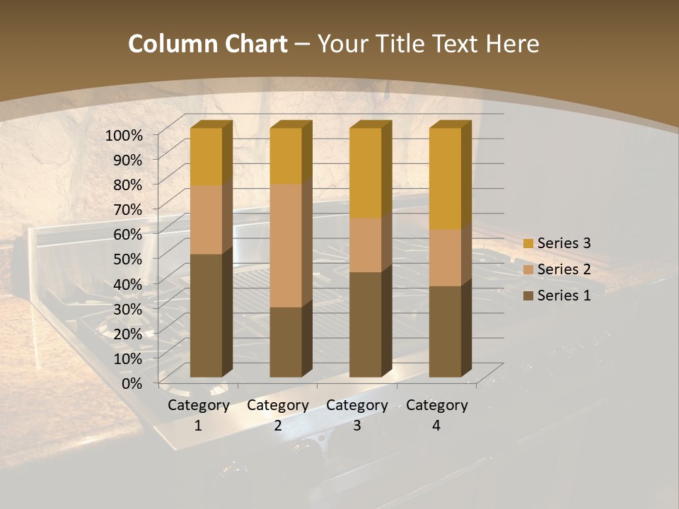 Image Of A Million Dollar Modern Middle Tennessee Home. Gas Stainless Steel Oven And Stove. PowerPoint Template