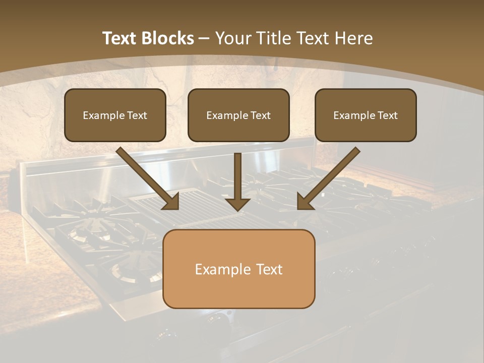 Image Of A Million Dollar Modern Middle Tennessee Home. Gas Stainless Steel Oven And Stove. PowerPoint Template