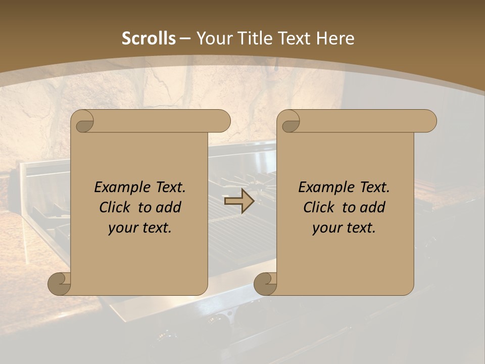 Image Of A Million Dollar Modern Middle Tennessee Home. Gas Stainless Steel Oven And Stove. PowerPoint Template