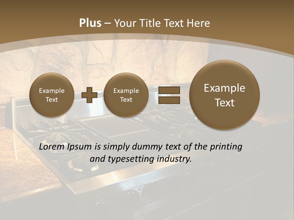 Image Of A Million Dollar Modern Middle Tennessee Home. Gas Stainless Steel Oven And Stove. PowerPoint Template