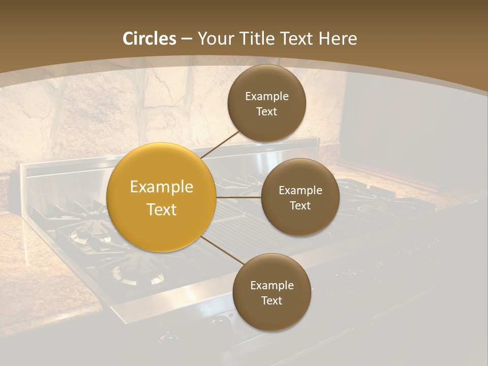Image Of A Million Dollar Modern Middle Tennessee Home. Gas Stainless Steel Oven And Stove. PowerPoint Template