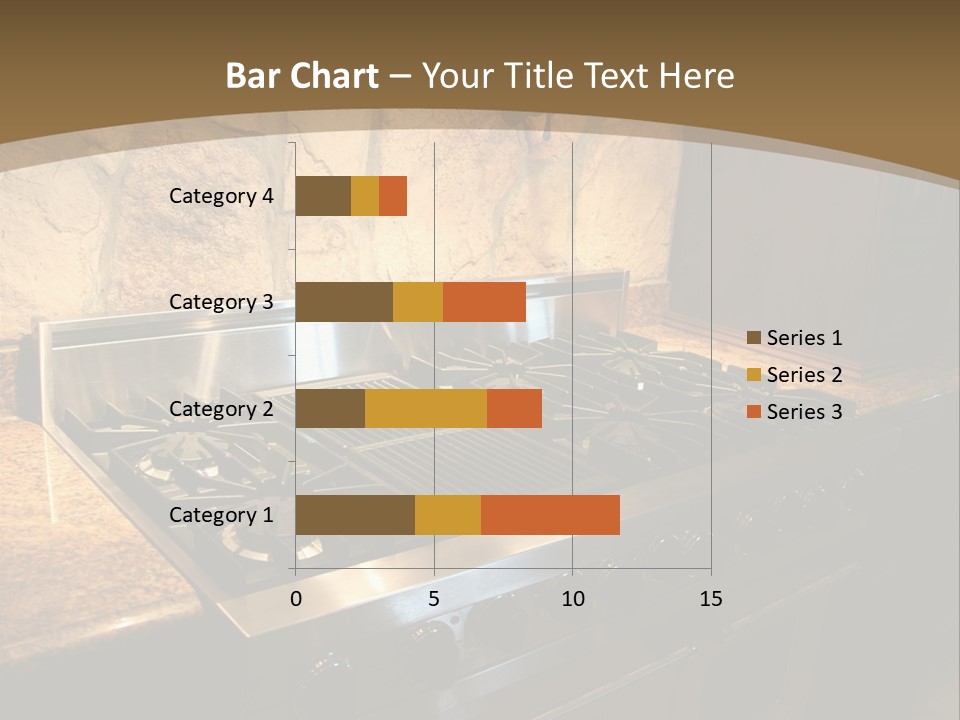 Image Of A Million Dollar Modern Middle Tennessee Home. Gas Stainless Steel Oven And Stove. PowerPoint Template
