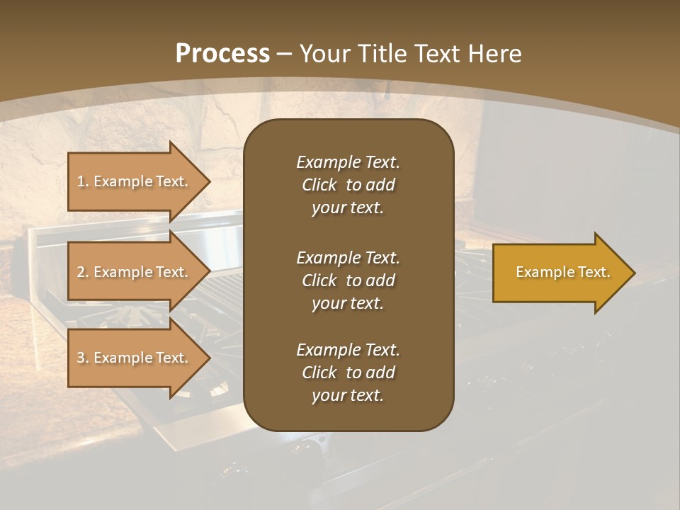 Image Of A Million Dollar Modern Middle Tennessee Home. Gas Stainless Steel Oven And Stove. PowerPoint Template