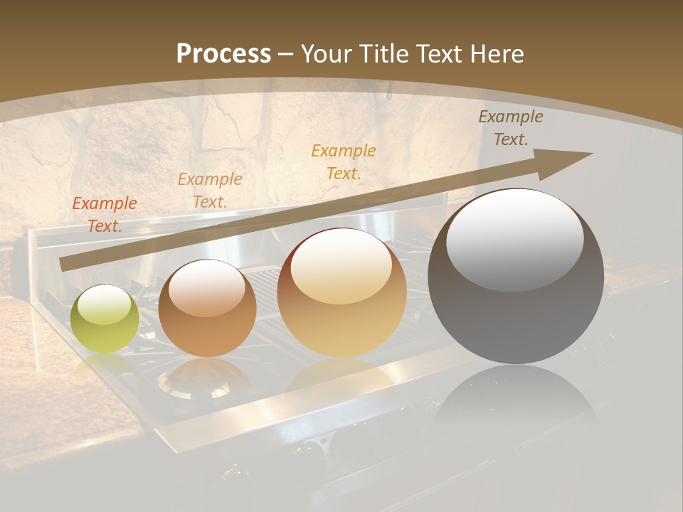 Image Of A Million Dollar Modern Middle Tennessee Home. Gas Stainless Steel Oven And Stove. PowerPoint Template