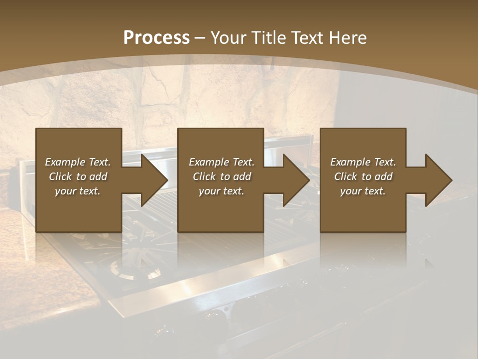 Image Of A Million Dollar Modern Middle Tennessee Home. Gas Stainless Steel Oven And Stove. PowerPoint Template