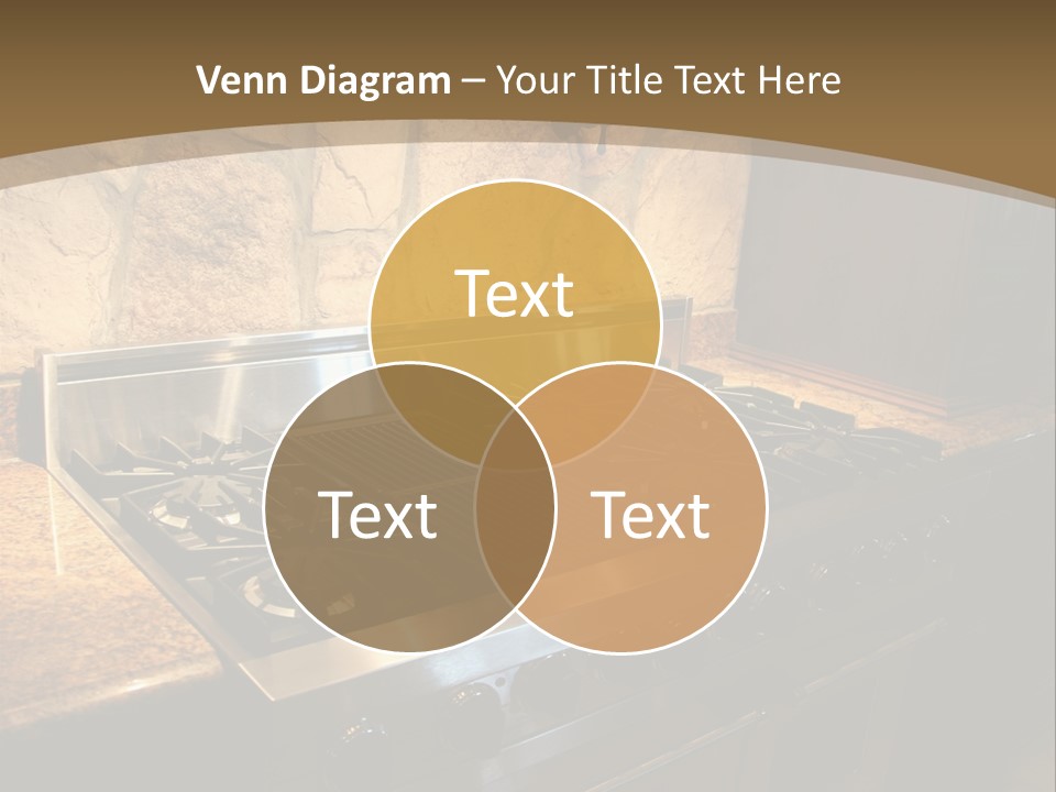 Image Of A Million Dollar Modern Middle Tennessee Home. Gas Stainless Steel Oven And Stove. PowerPoint Template