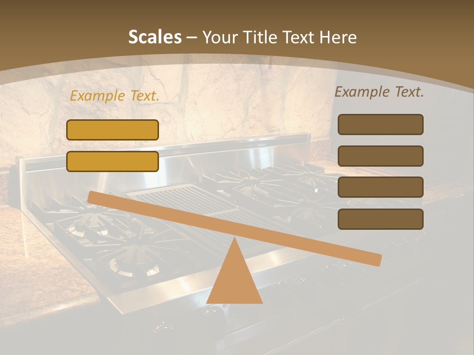 Image Of A Million Dollar Modern Middle Tennessee Home. Gas Stainless Steel Oven And Stove. PowerPoint Template