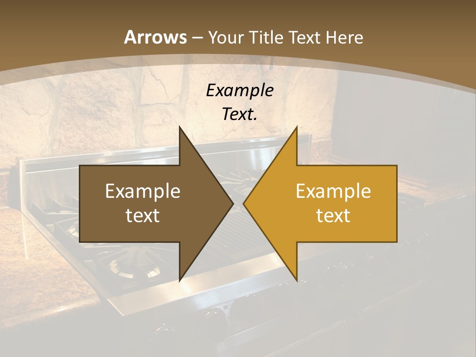 Image Of A Million Dollar Modern Middle Tennessee Home. Gas Stainless Steel Oven And Stove. PowerPoint Template