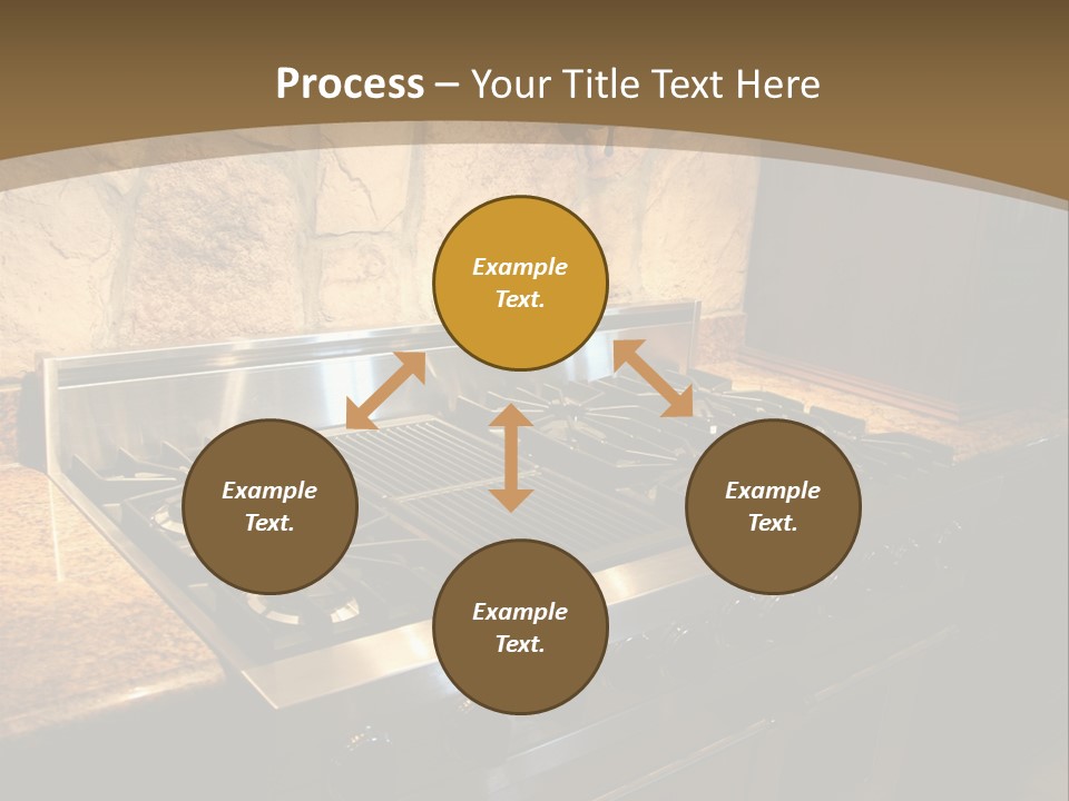Image Of A Million Dollar Modern Middle Tennessee Home. Gas Stainless Steel Oven And Stove. PowerPoint Template
