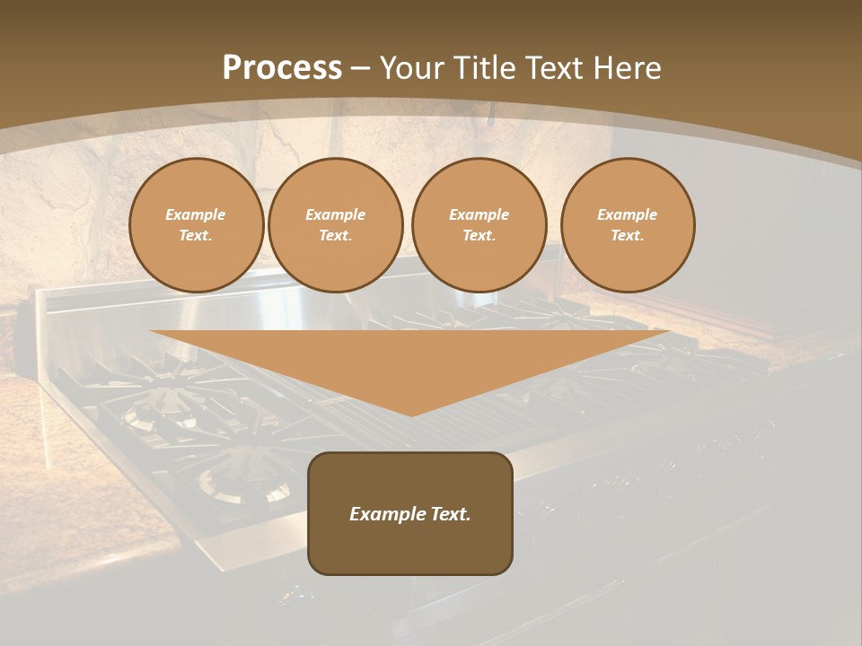 Image Of A Million Dollar Modern Middle Tennessee Home. Gas Stainless Steel Oven And Stove. PowerPoint Template
