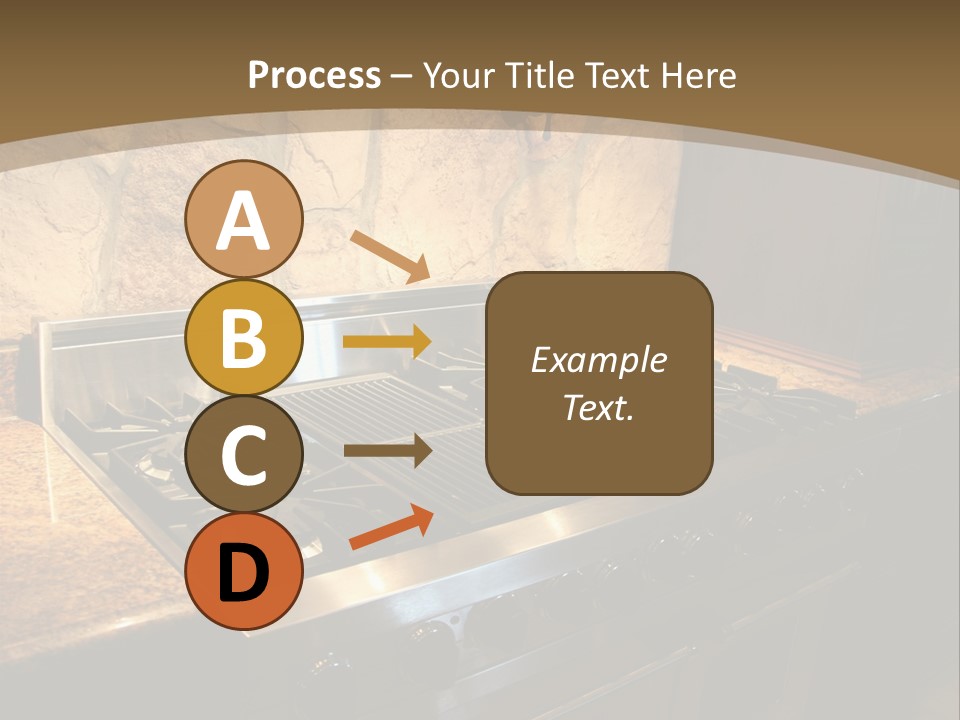 Image Of A Million Dollar Modern Middle Tennessee Home. Gas Stainless Steel Oven And Stove. PowerPoint Template