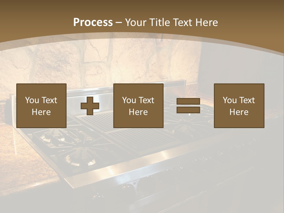 Image Of A Million Dollar Modern Middle Tennessee Home. Gas Stainless Steel Oven And Stove. PowerPoint Template
