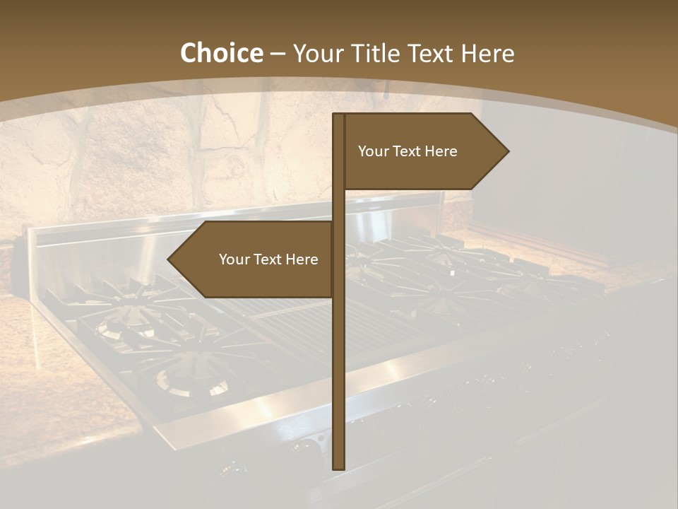 Image Of A Million Dollar Modern Middle Tennessee Home. Gas Stainless Steel Oven And Stove. PowerPoint Template