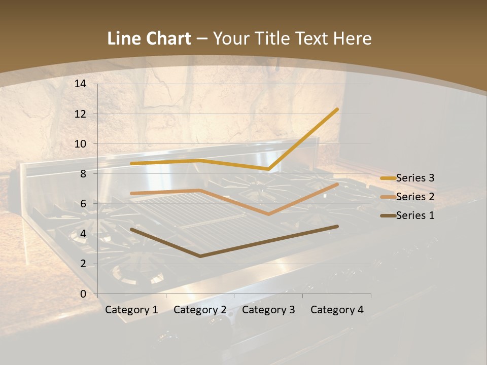 Image Of A Million Dollar Modern Middle Tennessee Home. Gas Stainless Steel Oven And Stove. PowerPoint Template