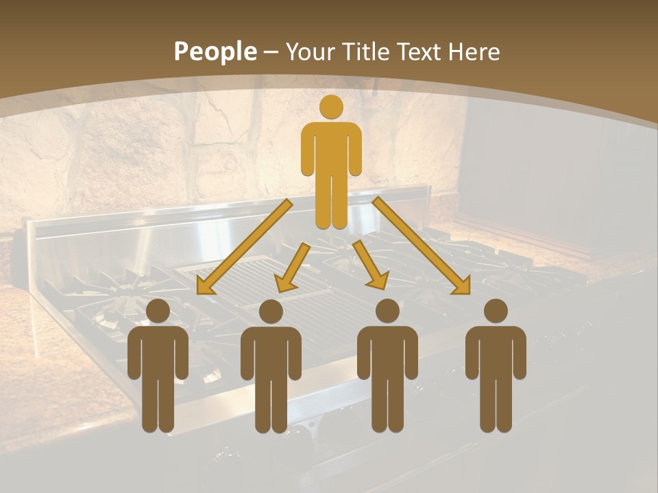 Image Of A Million Dollar Modern Middle Tennessee Home. Gas Stainless Steel Oven And Stove. PowerPoint Template