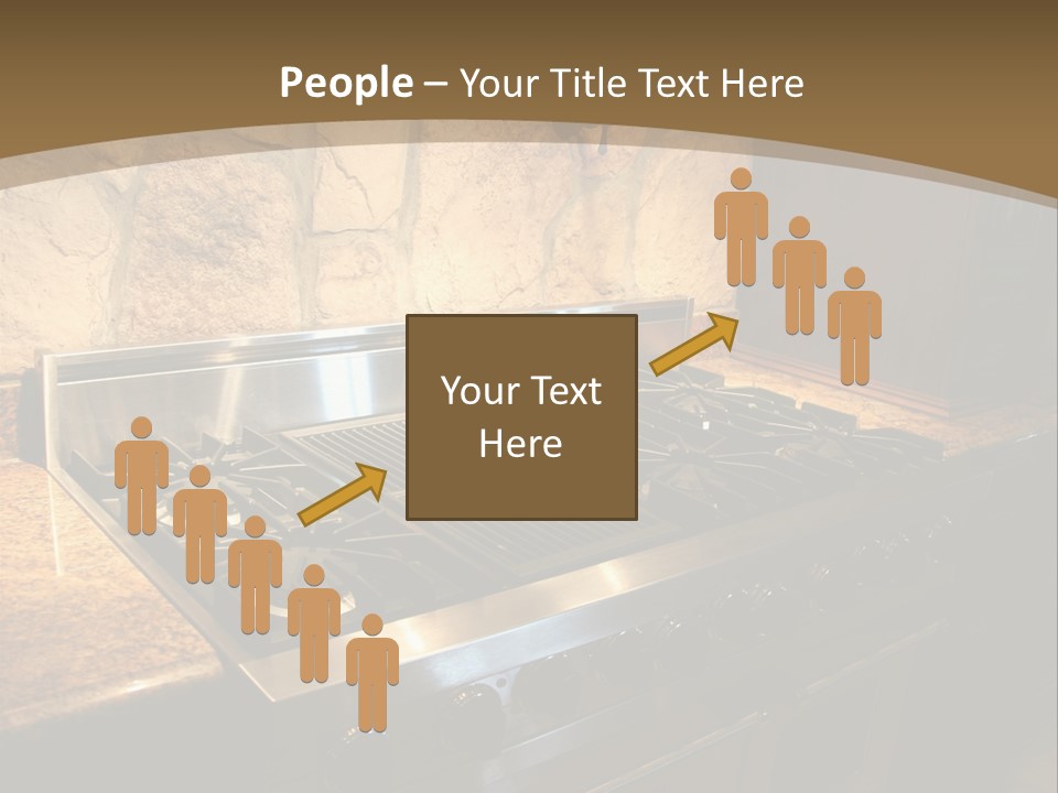 Image Of A Million Dollar Modern Middle Tennessee Home. Gas Stainless Steel Oven And Stove. PowerPoint Template