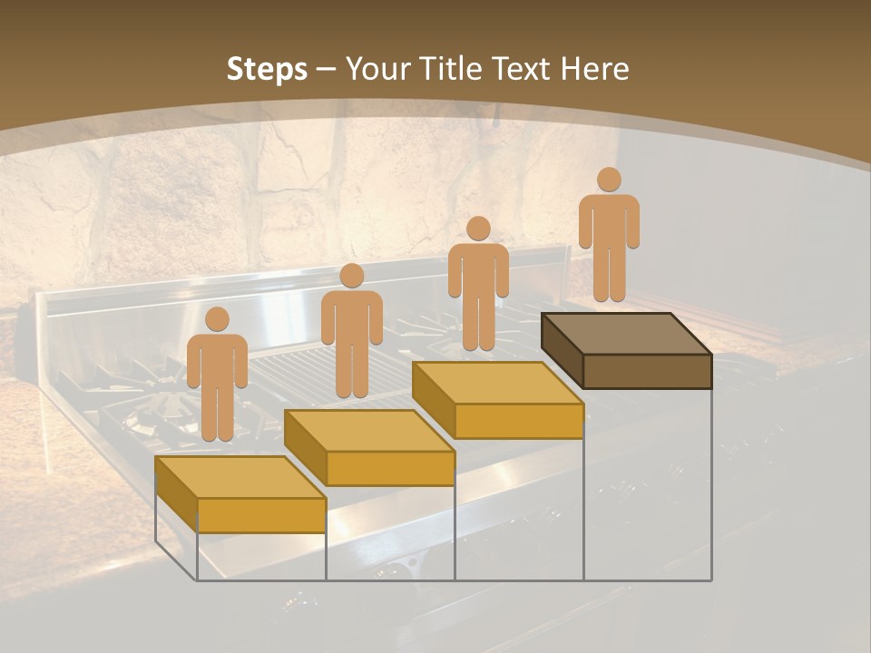 Image Of A Million Dollar Modern Middle Tennessee Home. Gas Stainless Steel Oven And Stove. PowerPoint Template