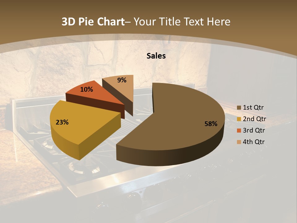 Image Of A Million Dollar Modern Middle Tennessee Home. Gas Stainless Steel Oven And Stove. PowerPoint Template