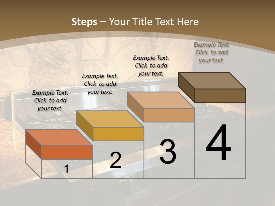 Image Of A Million Dollar Modern Middle Tennessee Home. Gas Stainless Steel Oven And Stove. PowerPoint Template
