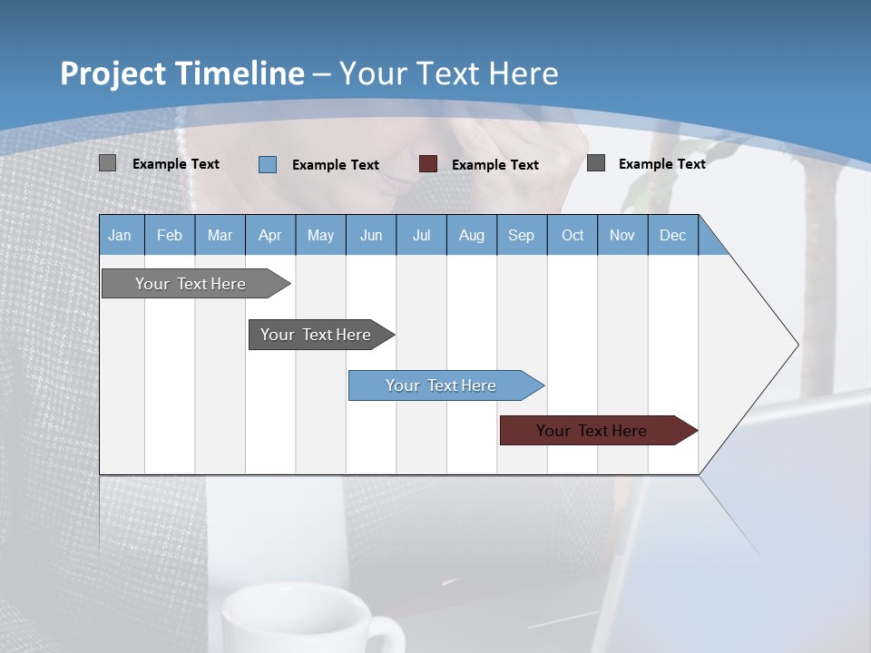 Mature Business Woman At Her Desk, Eyes Closed, Worried About Bills And Financial Problems PowerPoint Template