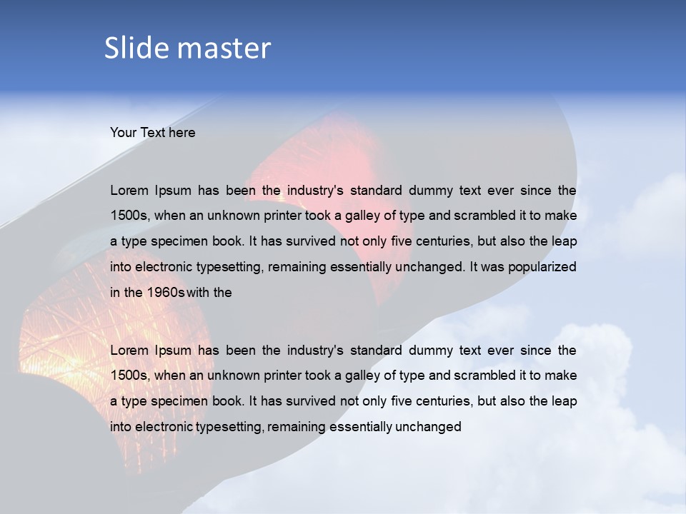 Traffic Light Showing Red And Yellow PowerPoint Template