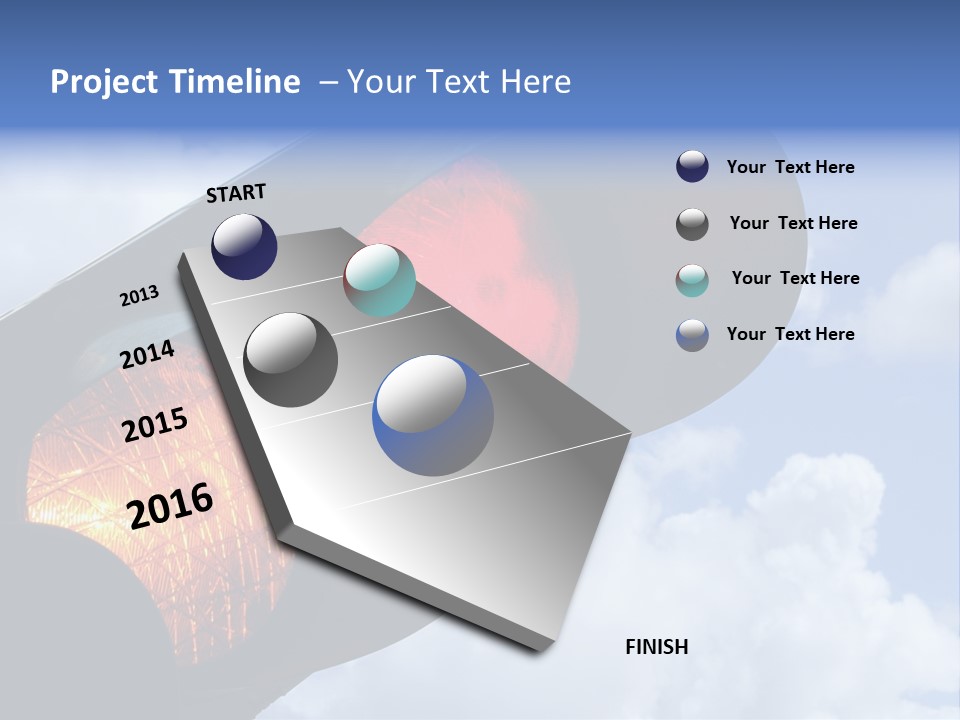 Traffic Light Showing Red And Yellow PowerPoint Template