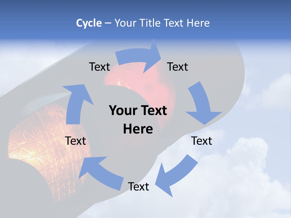 Traffic Light Showing Red And Yellow PowerPoint Template