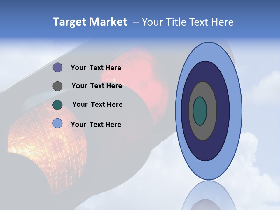 Traffic Light Showing Red And Yellow PowerPoint Template