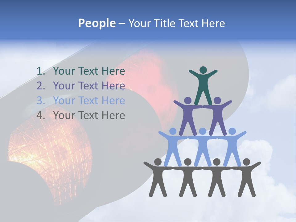 Traffic Light Showing Red And Yellow PowerPoint Template